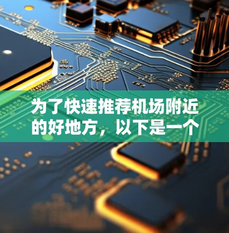 为了快速推荐机场附近的好地方，以下是一个综合考虑的因素和推荐策略