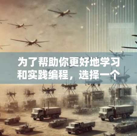 为了帮助你更好地学习和实践编程,选择一个适合的工具是一个关键步骤。以下是一个结构化的推荐和使用指南 为了帮助你更好地学习和实践编程,选择一个适合的工具是一个关键步骤。以下是一个结构化的推荐和使用指南