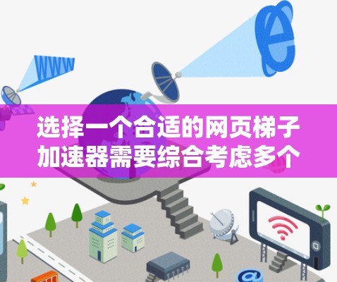 选择一个合适的网页梯子加速器需要综合考虑多个因素,以确保最佳的加速效果。以下是详细的步骤指南,帮助您找到适合自己的工具 选择一个合适的网页梯子加速器需要综合考虑多个因素,以确保最佳的加速效果。以下是详细的步骤指南,帮助您找到适合自己的工具