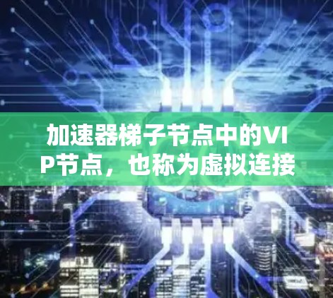 加速器梯子节点中的VIP节点,也称为虚拟连接的加速器节点,主要用于多节点计算环境中,特别是在云计算架构中,管理加速器之间的动态通信和数据同步 加速器梯子节点中的VIP节点,也称为虚拟连接的加速器节点,主要用于多节点计算环境中,特别是在云计算架构中,管理加速器之间的动态通信和数据同步