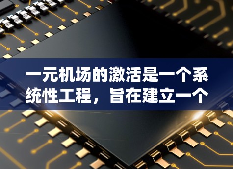 一元机场的激活是一个系统性工程,旨在建立一个统一的机场系统,使得不同机场能够高效地协调和管理。以下是对这一过程的系统性分析 一元机场的激活是一个系统性工程,旨在建立一个统一的机场系统,使得不同机场能够高效地协调和管理。以下是对这一过程的系统性分析