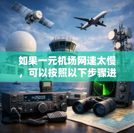 如果一元机场网速太慢,可以按照以下步骤进行调整和优化 如果一元机场网速太慢,可以按照以下步骤进行调整和优化