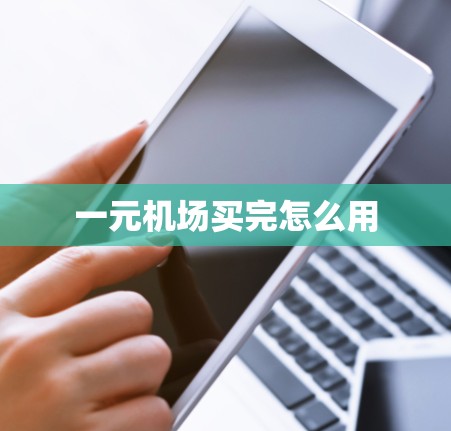 一元机场买完怎么用 一元机场买完怎么用