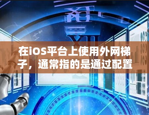 在iOS平台上使用外网梯子，通常指的是通过配置设置来访问外部网络的工具或命令。以下是一个逐步指南，帮助您配置iOS下的外网梯子