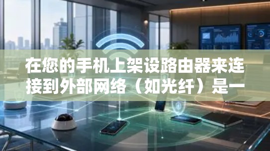 在您的手机上架设路由器来连接到外部网络(如光纤)是一个常见的网络配置步骤。以下是一些详细的操作步骤,帮助您顺利完成 在您的手机上架设路由器来连接到外部网络(如光纤)是一个常见的网络配置步骤。以下是一些详细的操作步骤,帮助您顺利完成