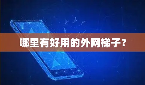 哪里有好用的外网梯子? 哪里有好用的外网梯子?
