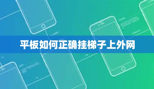 平板如何正确挂梯子上外网 平板如何正确挂梯子上外网
