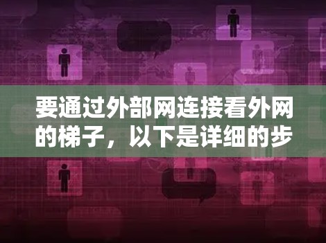 要通过外部网连接看外网的梯子,以下是详细的步骤 要通过外部网连接看外网的梯子,以下是详细的步骤