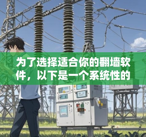 为了选择适合你的翻墙软件,以下是一个系统性的梳理和推荐过程 为了选择适合你的翻墙软件,以下是一个系统性的梳理和推荐过程