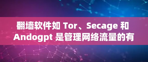 翻墙软件如 Tor、Secage 和 Andogpt 是管理网络流量的有效工具,各有其特定的功能和适用场景。以下是对这些软件的详细分类和总结 翻墙软件如 Tor、Secage 和 Andogpt 是管理网络流量的有效工具,各有其特定的功能和适用场景。以下是对这些软件的详细分类和总结
