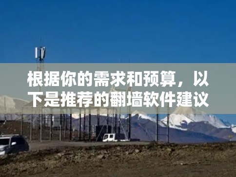 根据你的需求和预算，以下是推荐的翻墙软件建议